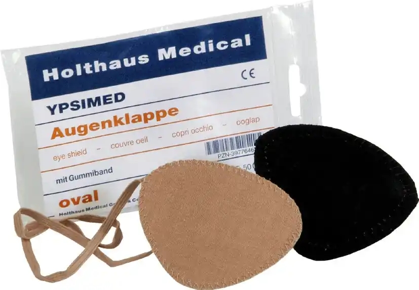 Holthaus Medical YPSIMED Augenklappe hautfarben oval mit Gummiband Markenware