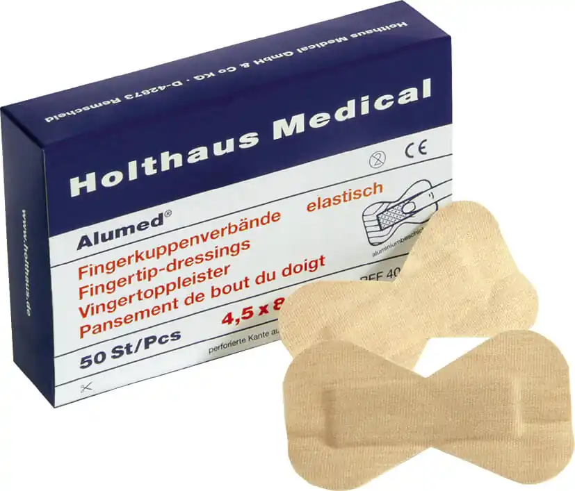 Preisreduziert Holthaus Medical Alumed Fingerkuppenverband elastisch 4,5 x 8 cm