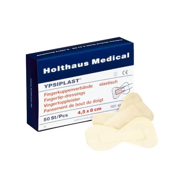 Holthaus Medical YPSIPLAST Fingerkuppenverband elastisch 4,5 x 8 cm 50 Stück Preisreduziert