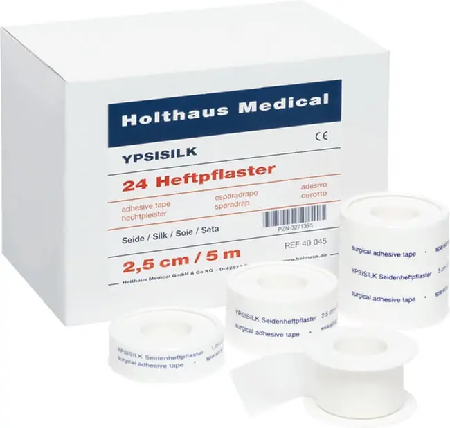 Neue Kollektion Holthaus Medical YPSISILK Heftpflaster Kunstseide Größe: 2,5 cm x 9,14 m
