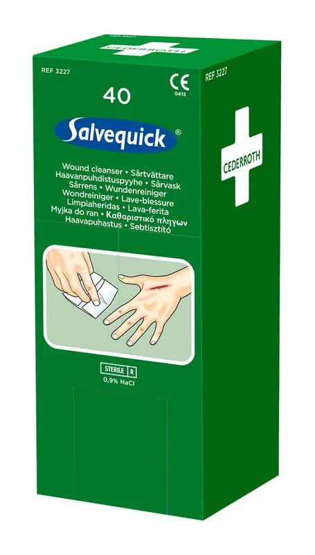 Top-Angebot Holthaus Medical Salvequick Wundreinigungstücher 10 x 14 cm im Spender