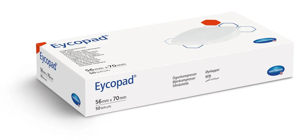 Holthaus Medical Eycopad Augenkompresse 50 Stück unsteril 56 x 70 mm Nur Heute