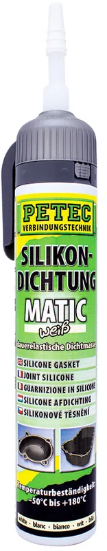 Sonderaktion PETEC Silikondichtung MATIC weiß, 200 ml