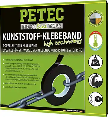 PETEC Kunststoffklebeband 19 mm x 1,1 mm x 10 m Meistverkauft
