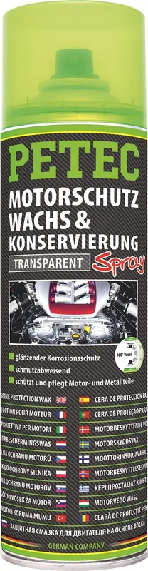 PETEC Motorschutzwachs 500 ml Zertifiziert