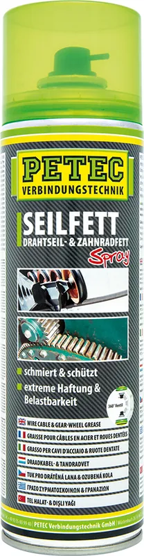 Neuheit PETEC Seilfett Spray, 500 ml
