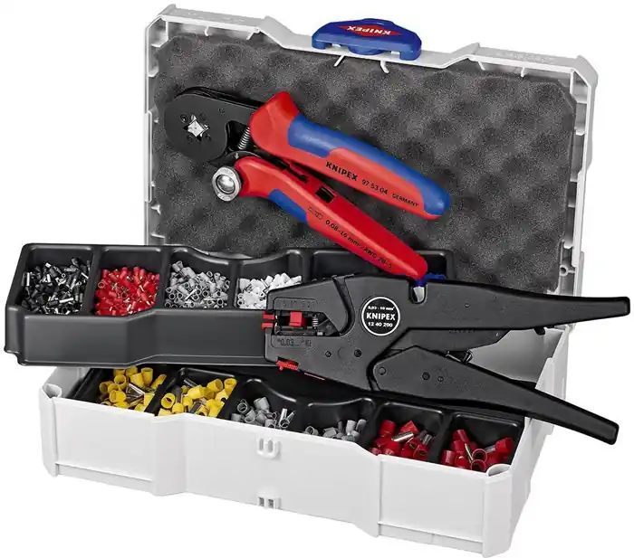 KNIPEX Aderendhülsensortiment 1252-teiligndhülsen-Autom.-Abisolierzange Markenware