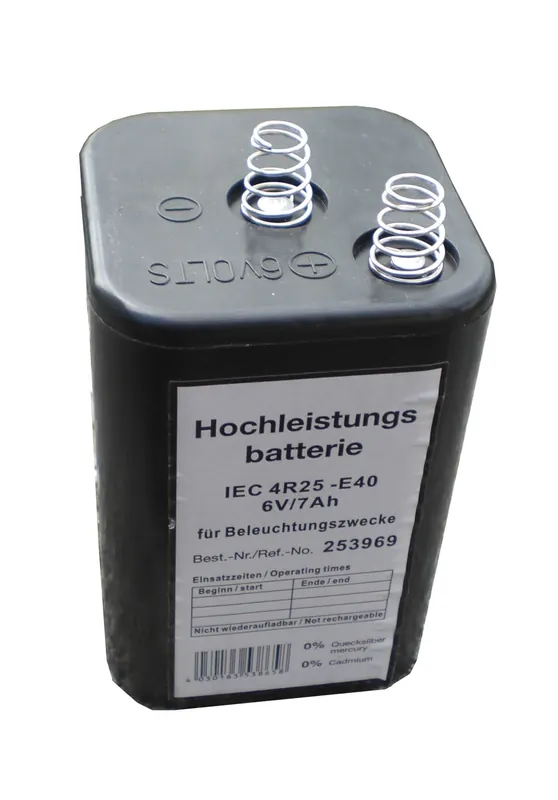 Gottlieb Nestle Hochleistungsbatterie 7 Ah/6 V für Warnleuchte Expressversand