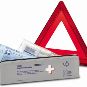 Holthaus Medical COMBI Klassik Verbandtasche grau + Warndreieck + Warndreieck Kracherpreis