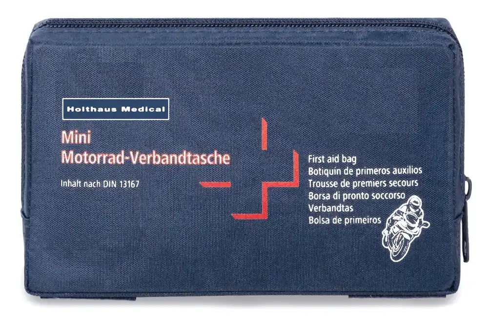 Holthaus Medical Mini Motorrad Verbandtasche Inhalt nach DIN 13 167 Super-Preis