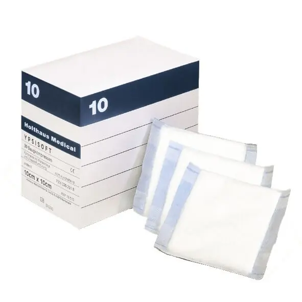 Neue Kollektion Holthaus Medical YPSISOFT Saugkompresse unsteril Größe: 10 x 10 cm