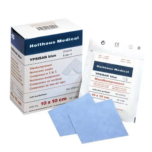 Holthaus Medical YPSISAN Wundkompresse steril 50er Pack Größe: 10 x 10 cm Preisknaller