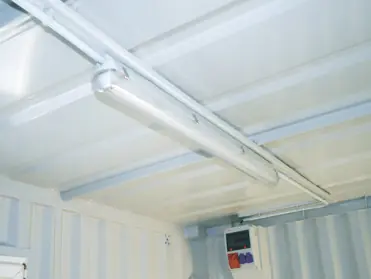 Containex Elektroinstallation mit Beleuchtung für Containex Lagercontainer Aktuell