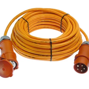Schneller Versand as-Schwabe Starkstromverlängerung 32A H07BQ-F 5G6, 50 m Kabel: 5x6 mm²