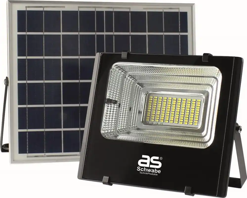 Angebot as-Schwabe LED Solarleuchte 25 W, 1500 Lumen