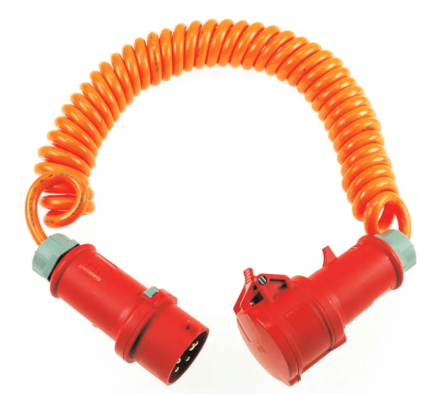 Abverkauf as-Schwabe CEE-BQ-Spiralleitung 16A H07BQ-F 5G2,5, 5 m Leiterquerschnitt: 2