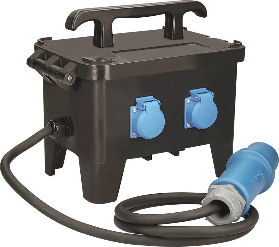 as-Schwabe Baustellen-Stromverteiler M22 230 Volt Preisknaller