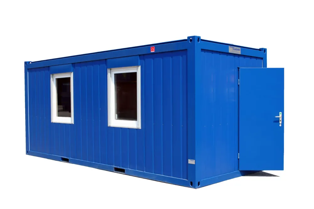 Markenprodukt Containex Bürocontainer BM 20ft, Rauminnenhöhe 2.540 mm, Reinweiß