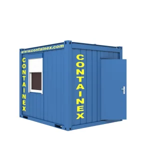 Containex Bürocontainer BM 10ft, Rauminnenhöhe 2.340 mm, Reinweiß Preisknaller
