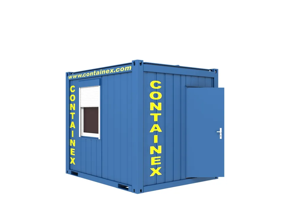 Containex Bürocontainer BM 10ft, Rauminnenhöhe 2.340 mm, Reinweiß Preisknaller