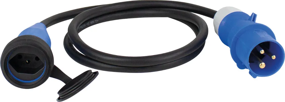 as-Schwabe Adapterleitung 1,5 m, schwarz CH, CEE Stecker Ausführung: CEE-Stecker Direkt Vom Hersteller