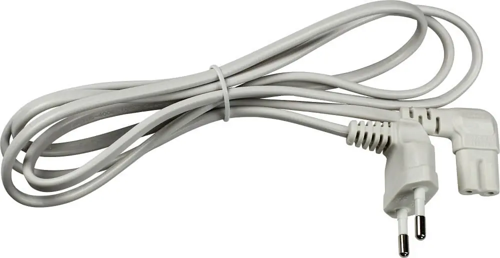 Super-Preis as-Schwabe Kleingeräte-Zuleitung H03VVH2-F 2x0,75, 5 m, weiß Ausführung: 2x0