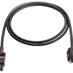 Top-Angebot as-Schwabe Heissgeräte-Zuleitung 155°C H05RN-F 3G1,0, 2 m, schwarz