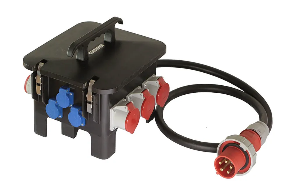 as-Schwabe CEE Baustellenstromverteiler M5 400V Top-Angebot