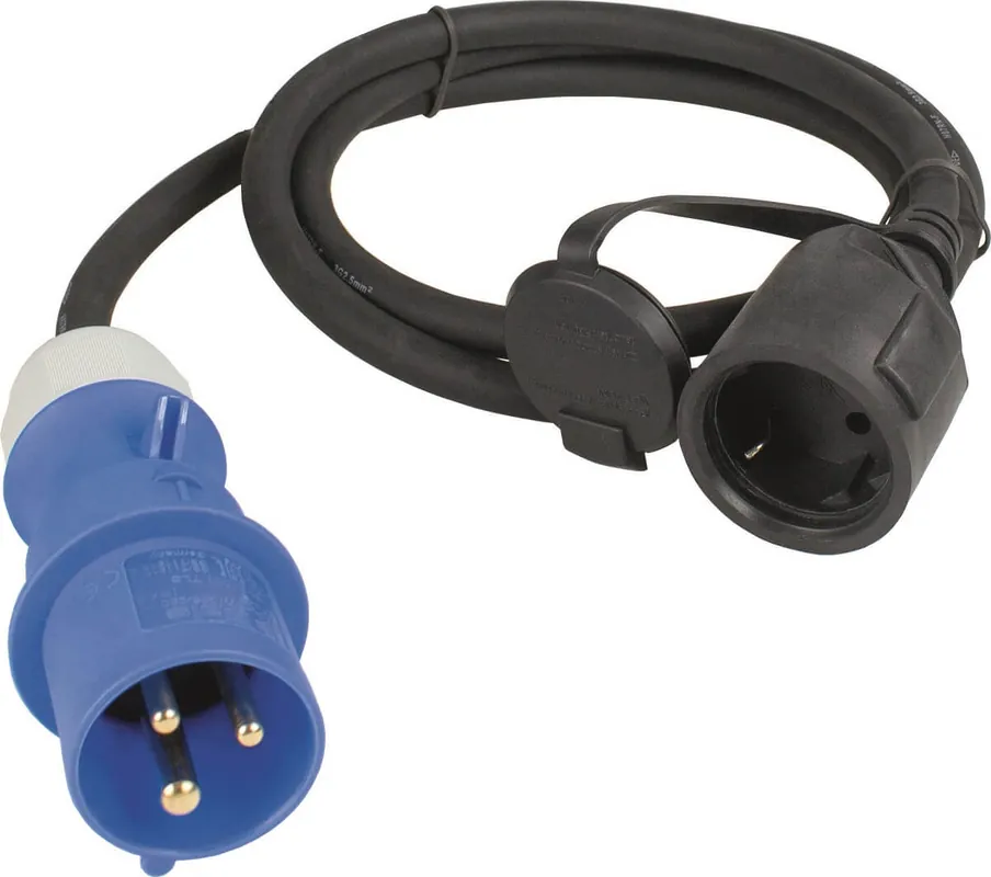 as-Schwabe Adapterleitung 1,5 m 3G2,5 CEE-Stecker/SchukoKupplung Günstig