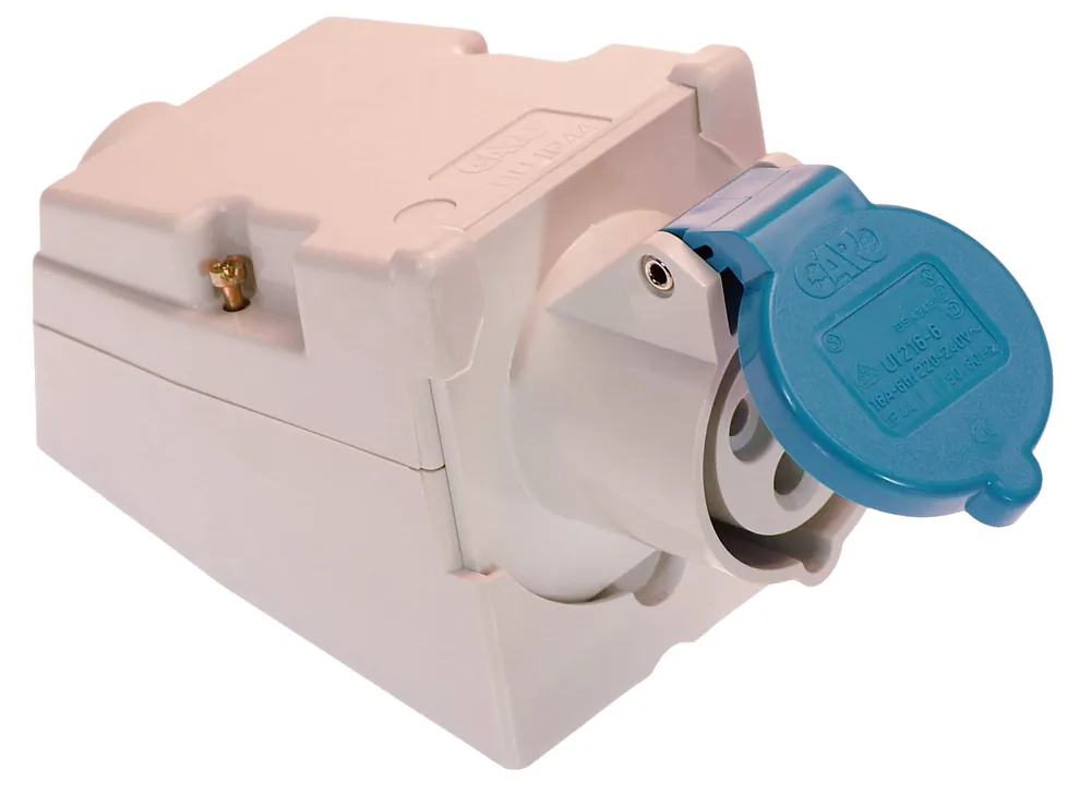 as-Schwabe CEE-Wanddose 230V, 16A, 3-polig Expressversand