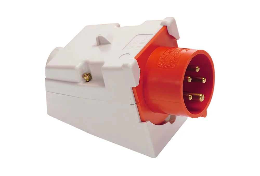 Top-Angebot as-Schwabe CEE-Wandgerätestecker 32A, 5-polig, 6h Stromstärke: 32A