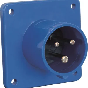 as-Schwabe CEE-Anbaustecker 230V/16A, blau Zertifiziert