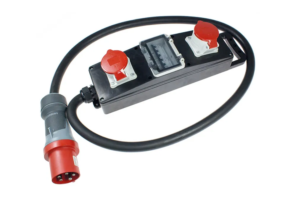 Neue Ware as-Schwabe Vollgummi-Steckdosenleiste S20+