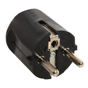 Versand Am Gleichen Tag as-Schwabe Schutzkontakt-Winkelstecker, schwarz Farbe: schwarz