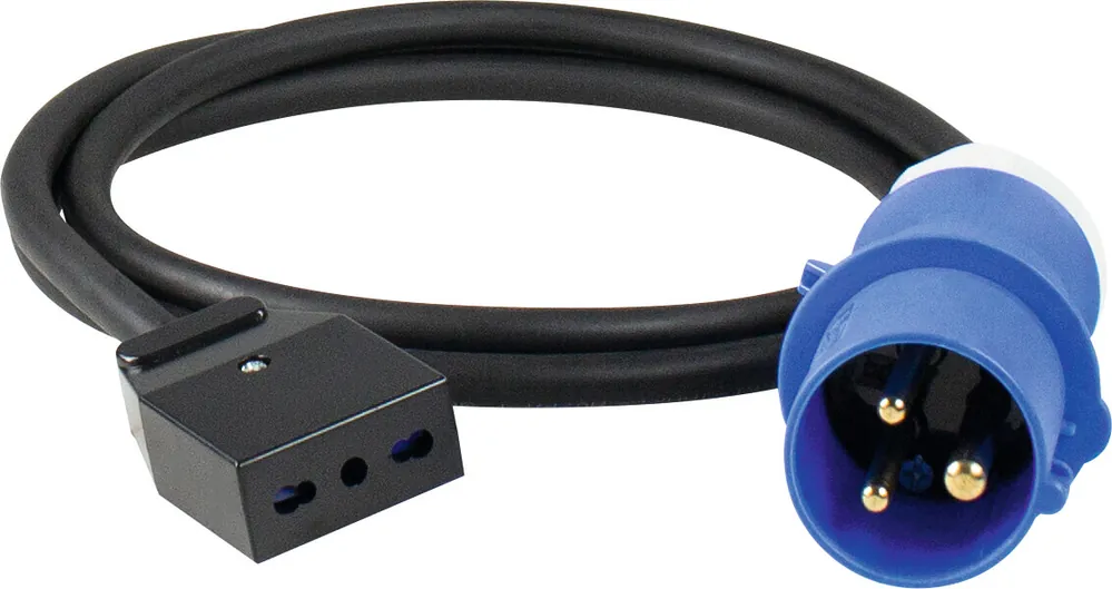 as-Schwabe Adapterleitung 1,5m, schwarz Italienischer Standard CEE Stecker Ausführung: CEE-Stecker Heißes Angebot
