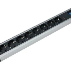 as-Schwabe 10-fach Steckdosenleiste ALUX H05VV-F 3G1,5, 1,5 m Steckdosenanzahl: 8 Zertifiziert