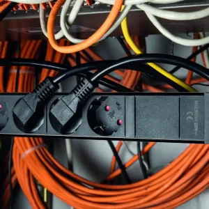 Sale as-Schwabe Steckdosenleiste 8-fach, 19 Zoll RACK 3 m H05VV-F 3G1,5 schwarz