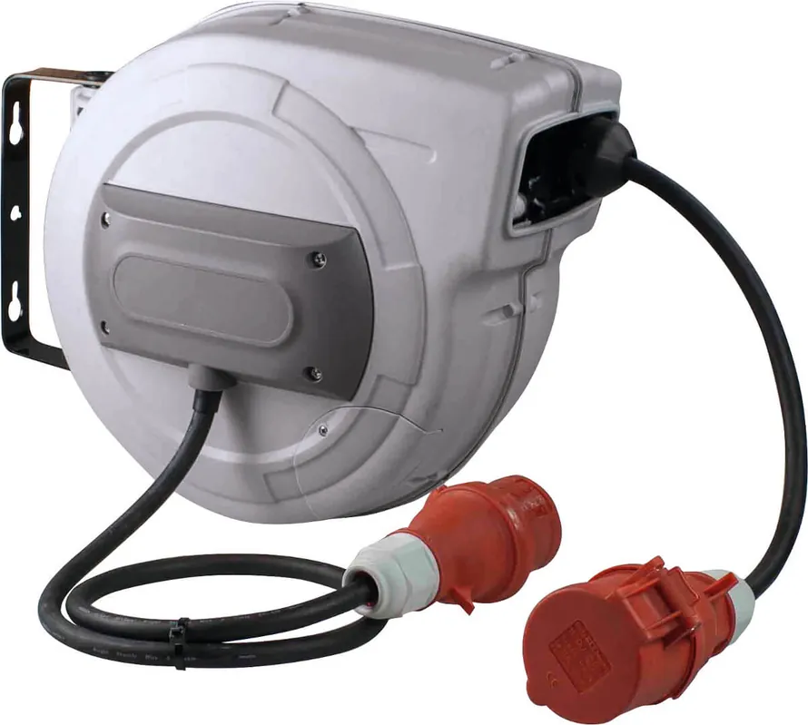 as-Schwabe Automatischer CEE-Kabelaufroller 400V, 15m Kabellänge: 15 m Nur Für Kurze Zeit