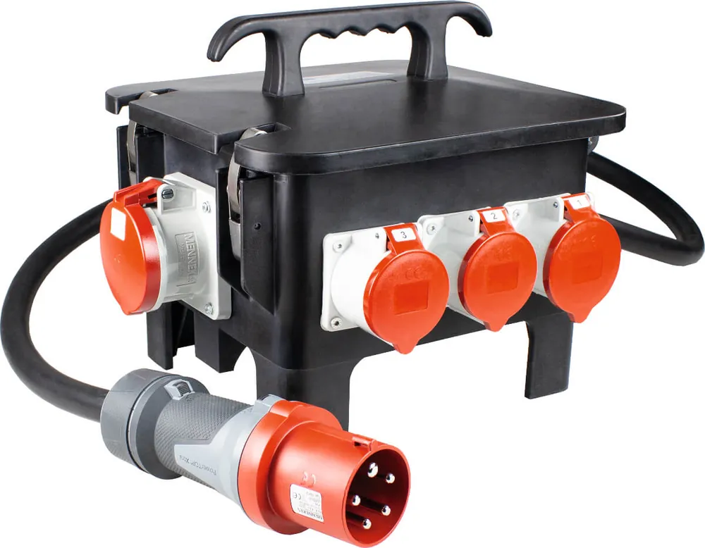 Super-Preis as-Schwabe CEE Baustellen-Stromverteiler M63 400V