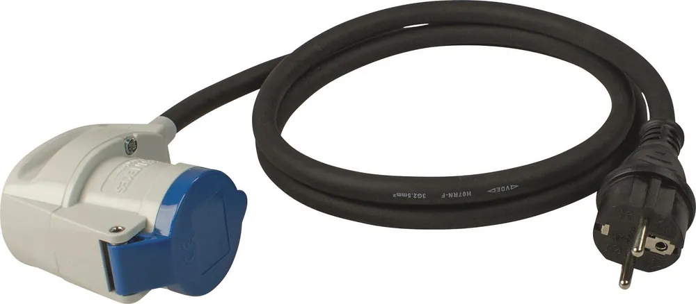 as-Schwabe Adapterleitung 1,5 m 3G2,5 Schukostecker/CEE-Winkelkupplung Billig