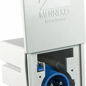 as-Schwabe CEE-Caravan-Einspeisungsstecker, schwarz mit Schiebedeckel  Frabe: grau Beliebt