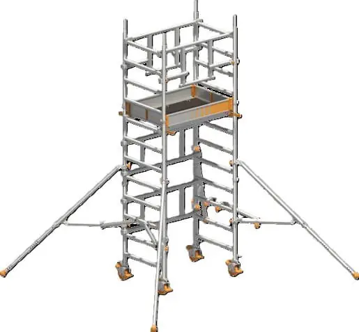 Beliebt Layher Steigtechnik Fahrgerütst SoloTower P2 SafetyPlus 4,15 m