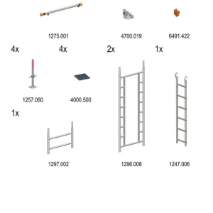 Expressversand Layher Steigtechnik SoloTower Treppen-Kit Erweiterung TYP 2