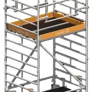 Versand Am Gleichen Tag Layher Steigtechnik Universalgerüst Uni Kompakt P2 Safety Plus mit Doppelgeländer 4,20 m