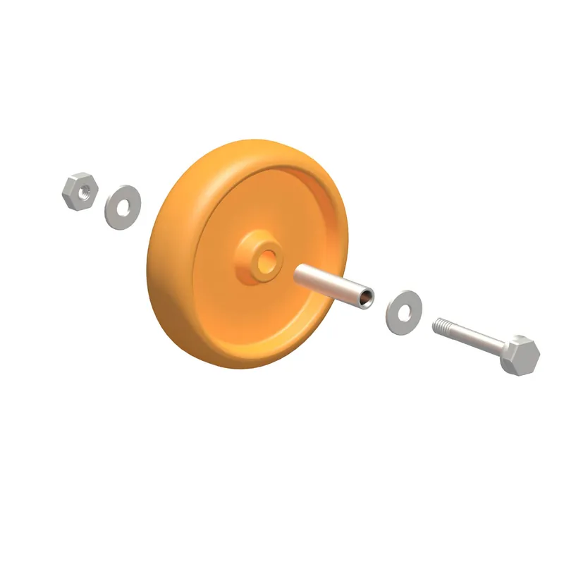 Zertifiziert Layher Steigtechnik PA-Rad inklusive Achse für 1308150/1301150/13X2150 / O