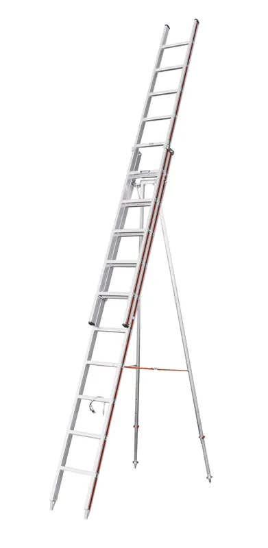 Wochenendangebot HYMER Obstbaumleiter Hymer zweiteilig Sprossenanzahl: 2 x 12 Sprossen