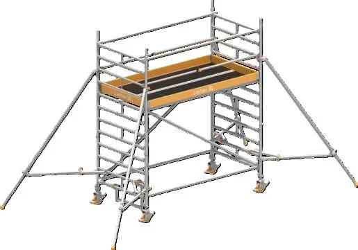 Top-Seller Layher Steigtechnik Universalgerüst Uni Breit P2 mit Gerüststützen, ausziehbar, 4,20 m