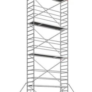 Echt Layher Steigtechnik Fahrgerüst Uni Standard P2 mit Gerüststützen, ausziehbar, 10,20 m