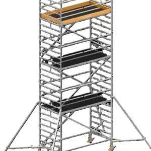 Billig Layher Steigtechnik Universalgerüst Uni-Breit P2 m. Uni-Telegeländer + Gerüststütze 8,38 m