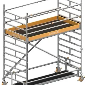 Aktuell Layher Steigtechnik Universalgerüst Uni-Breit P2 mit Uni-Telegeländer 4,20 m